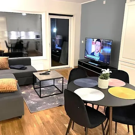 Scandpoint Apartment Lillestrom: Cozy 3-Room Flat with EV Charging Exterior photo