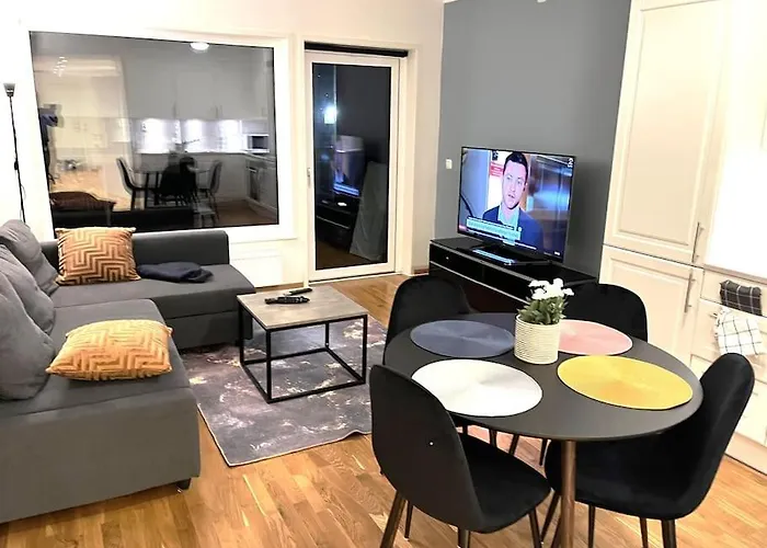 Scandpoint Apartment Lillestrom -Cosy 3 Rooms Flat With Free Parking, Ev Charger 18 Min From Airport